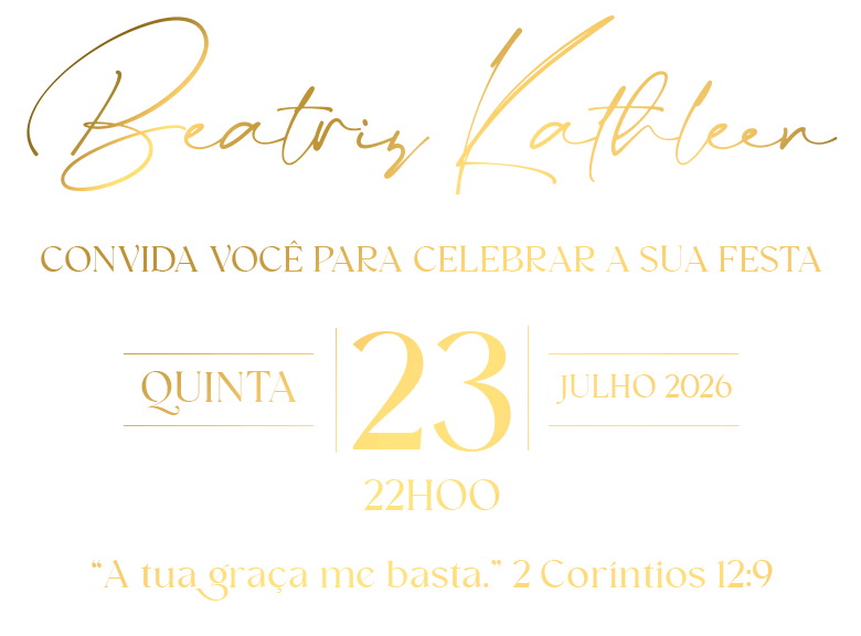 Beatriz Kathleen 18 Anos